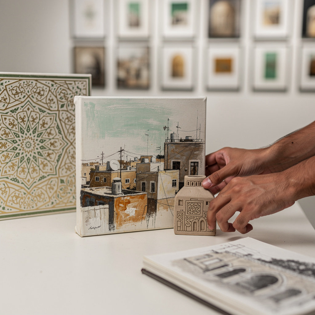 MoRArt Damascus gallery - Contemporary and traditional Syrian art exhibition space celebrating heritage and creative expression