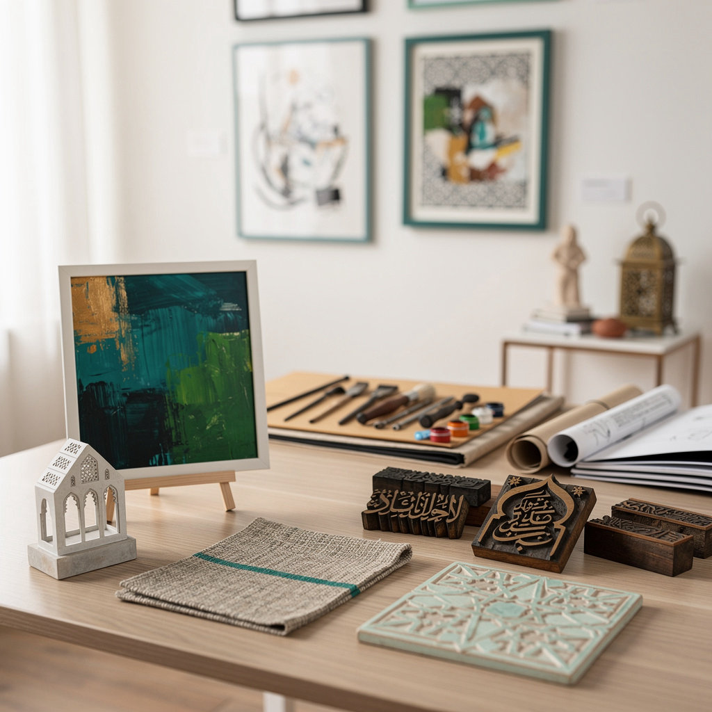 MoRArt Damascus art gallery space showcasing contemporary and traditional Syrian artwork